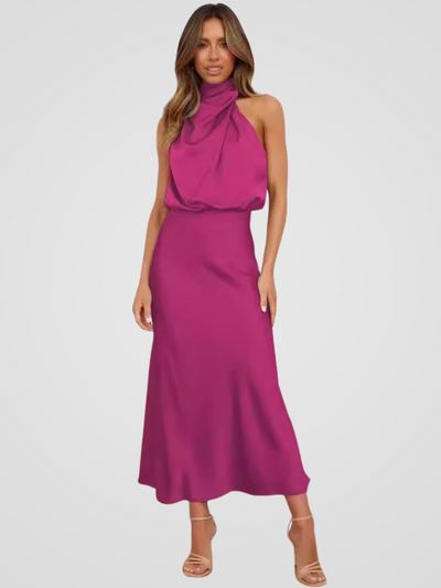 ROBE MIDI AURA DRAPE