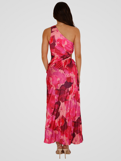 ROBES PLISSEES A UNE ÉPAULE AURORA