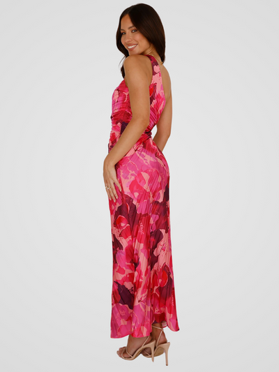 ROBES PLISSEES A UNE ÉPAULE AURORA