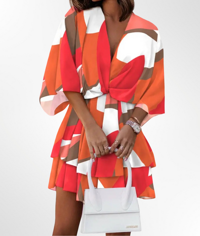 Susana | Mini-robe d'été vibrante et chic