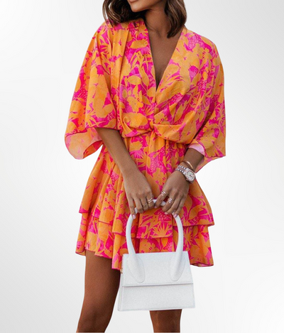 Susana | Mini-robe d'été vibrante et chic