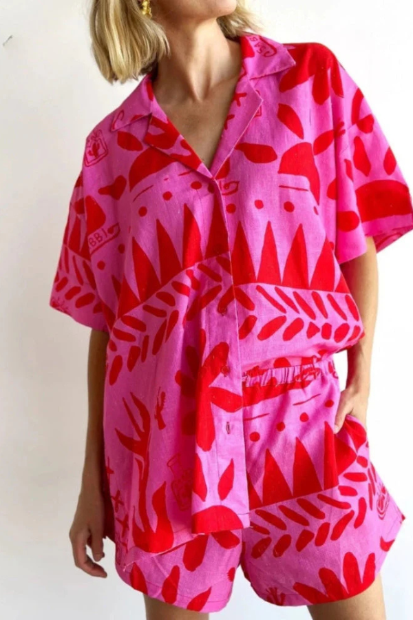 Fiora | Ensemble floral romantique avec une touche féminine