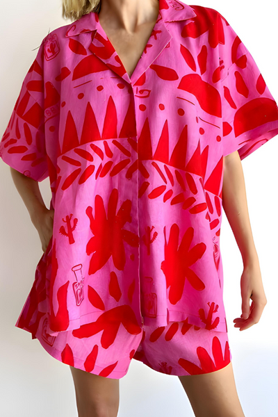 Fiora | Ensemble floral romantique avec une touche féminine