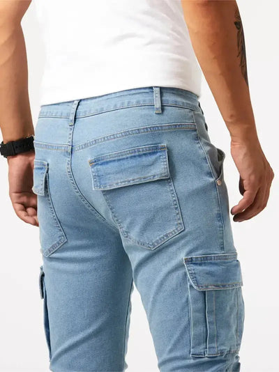 Pantalons Cargo en Jean