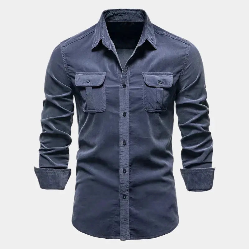Chemise décontractée pour homme en coton léger - Leviana