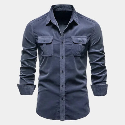 Chemise décontractée pour homme en coton léger - Leviana