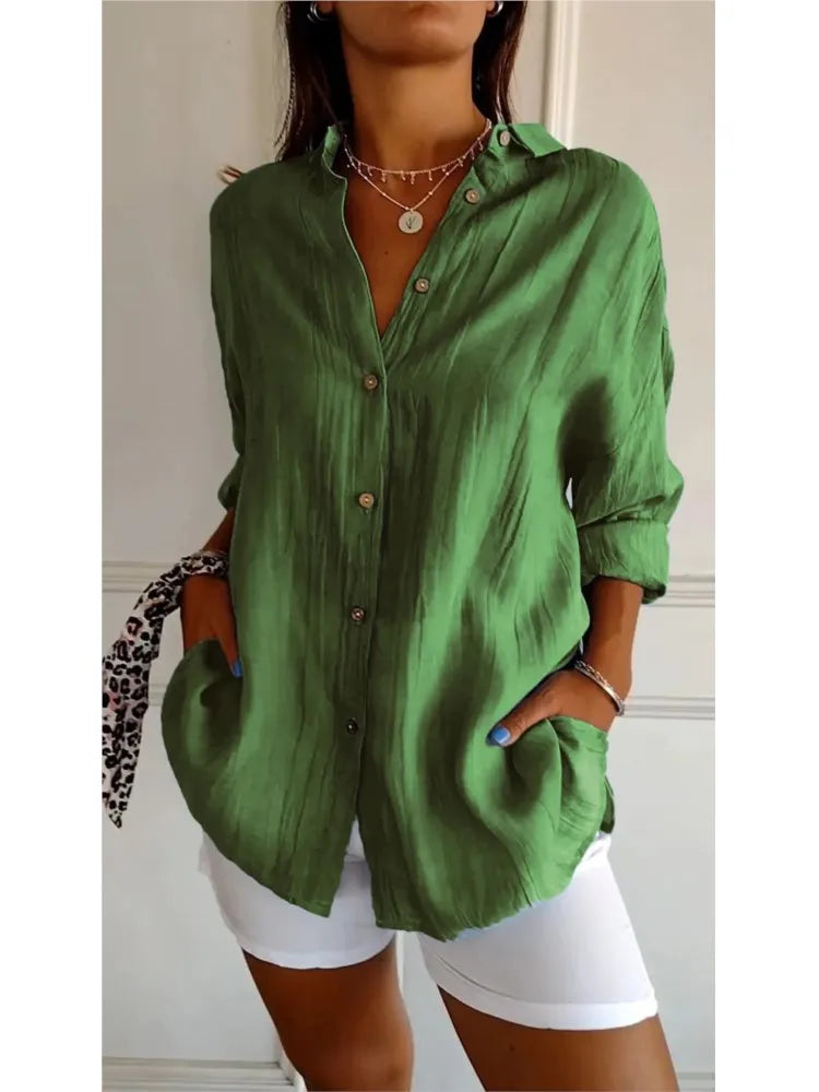 Philippine™ | Blouse douce en coton respirant