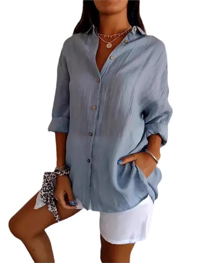 Philippine™ | Blouse douce en coton respirant