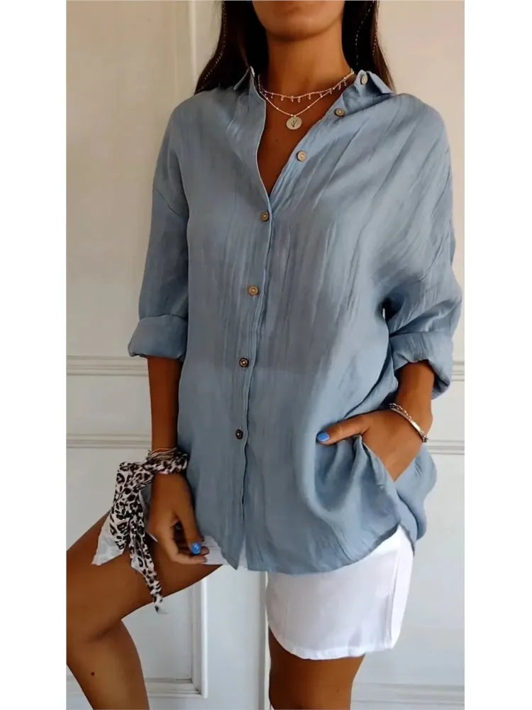 Philippine™ | Blouse douce en coton respirant