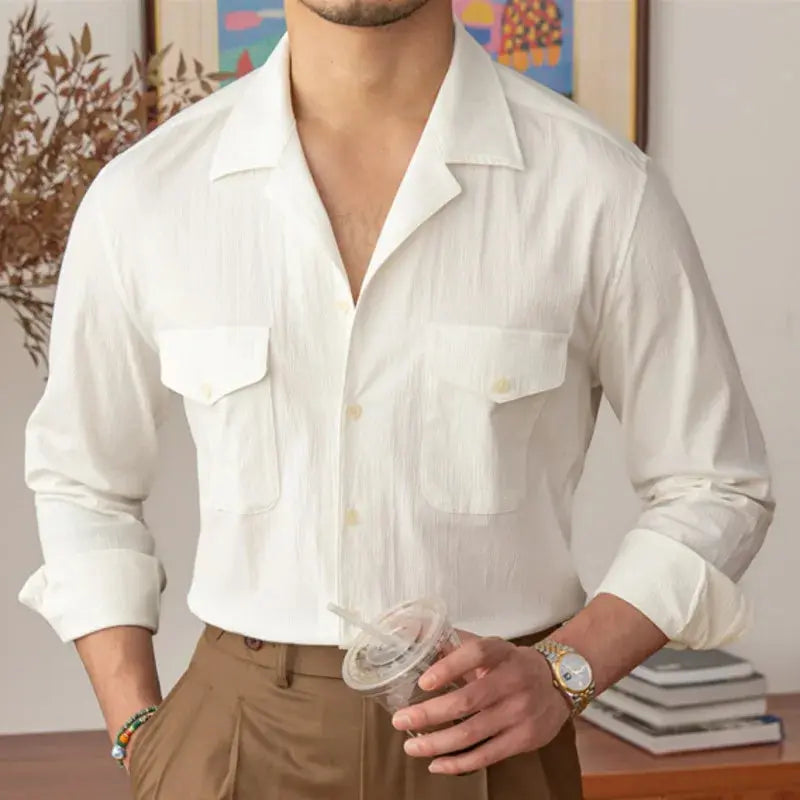 Chemise à Manches Longues Old Money - Leviana