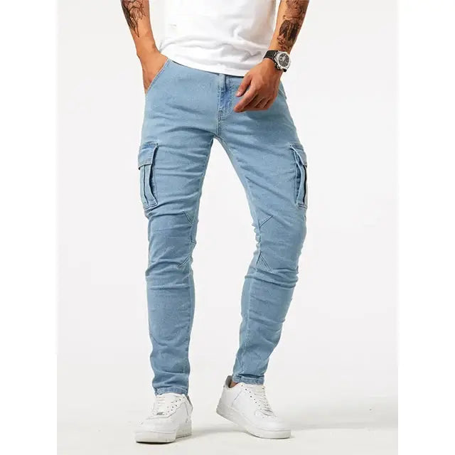Pantalons Cargo en Jean