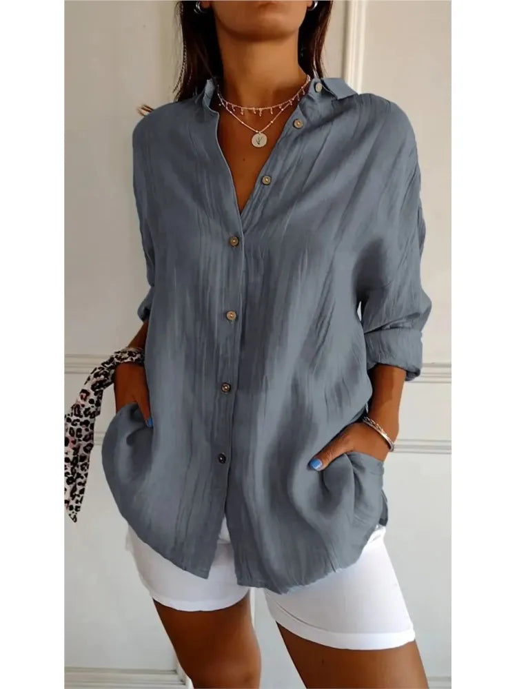 Philippine™ | Blouse douce en coton respirant