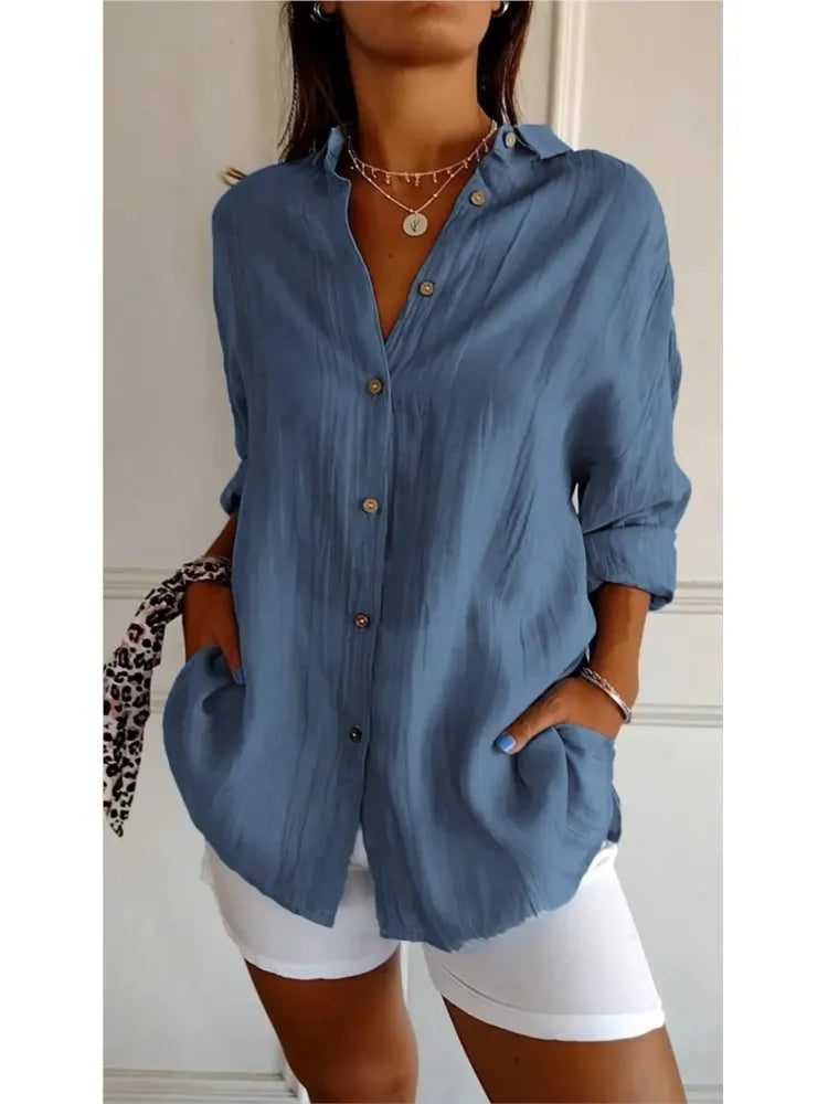 Philippine™ | Blouse douce en coton respirant