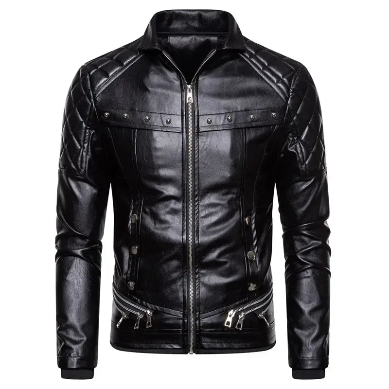 Thiago™ | Blouson aviateur marron avec col en fourrure noire