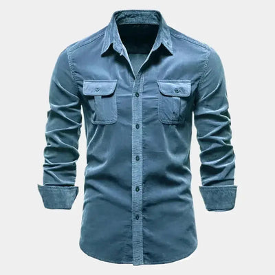 Chemise décontractée pour homme en coton léger - Leviana