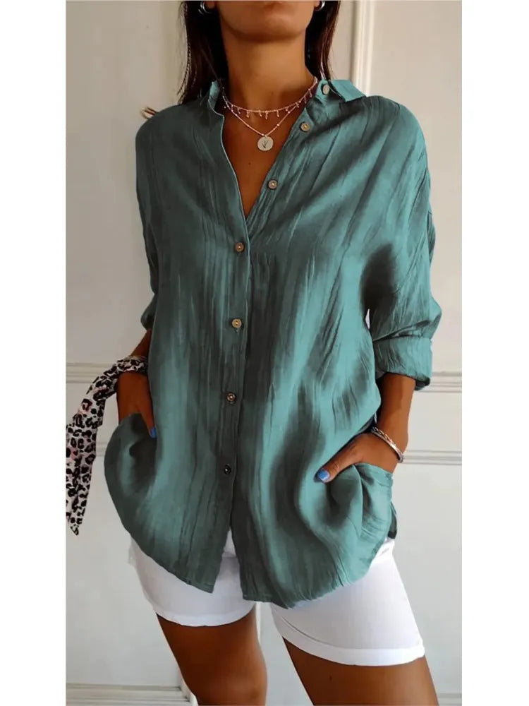 Philippine™ | Blouse douce en coton respirant