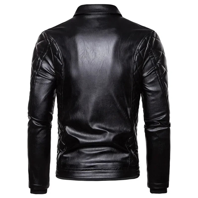 Thiago™ | Blouson aviateur marron avec col en fourrure noire