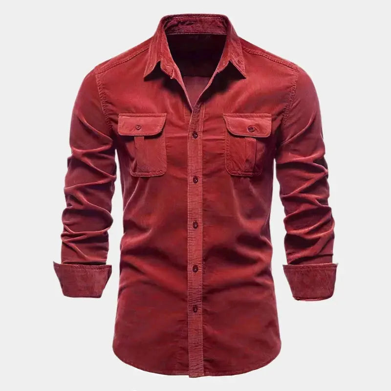 Chemise décontractée pour homme en coton léger - Leviana