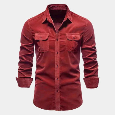 Chemise décontractée pour homme en coton léger - Leviana