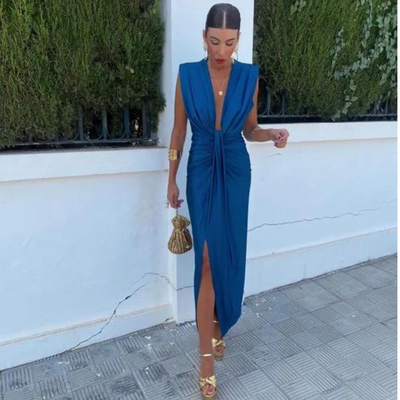 Crocetta™ | Robe Élégante Décolletée