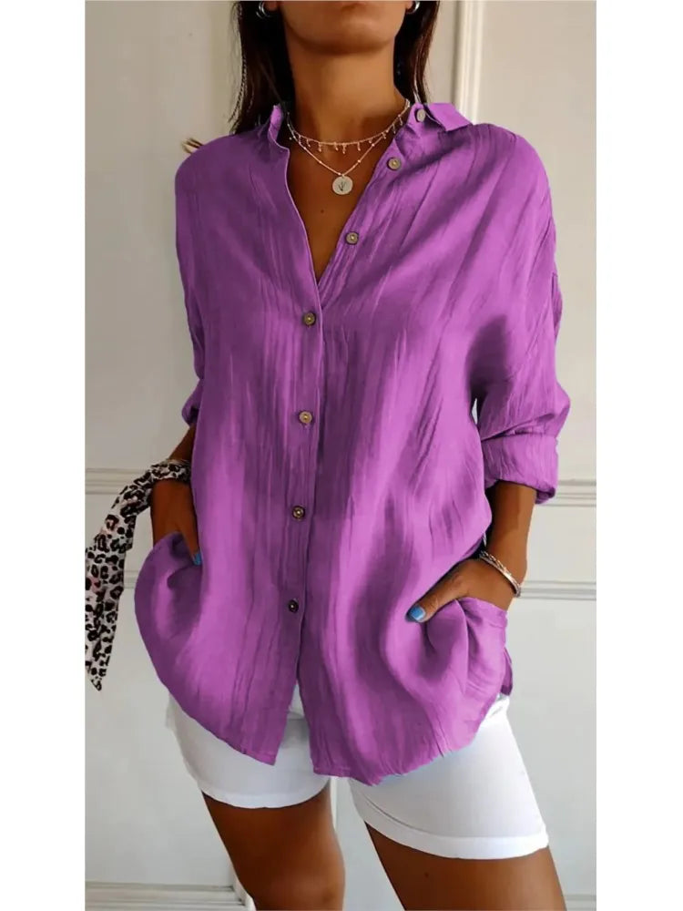 Philippine™ | Blouse douce en coton respirant