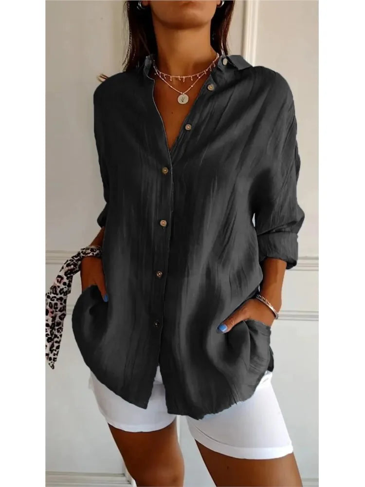 Philippine™ | Blouse douce en coton respirant