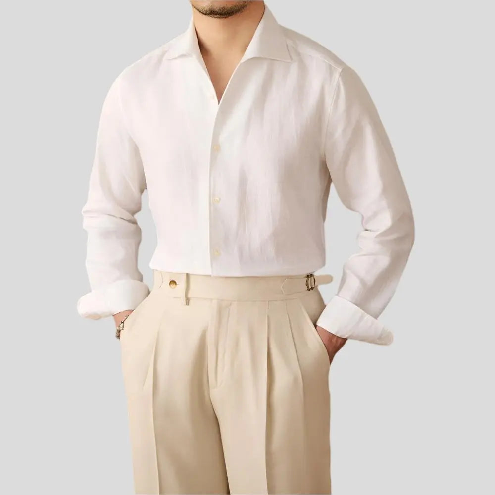 Chemise Minimaliste à Manches Longues - Leviana