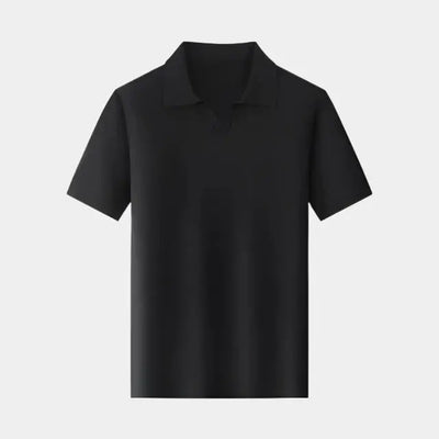 Polo à Manches Courtes Sans Boutons Quotidien - Leviana