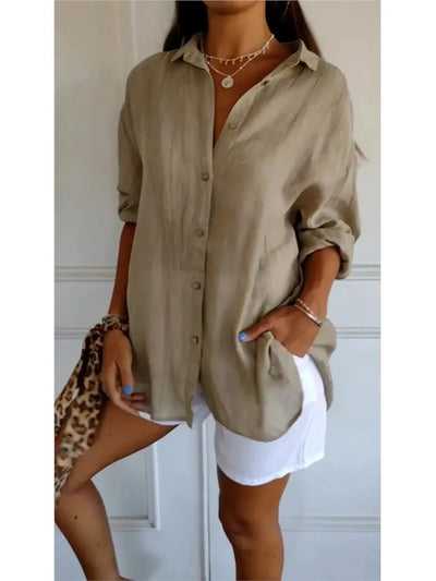 Philippine™ | Blouse douce en coton respirant