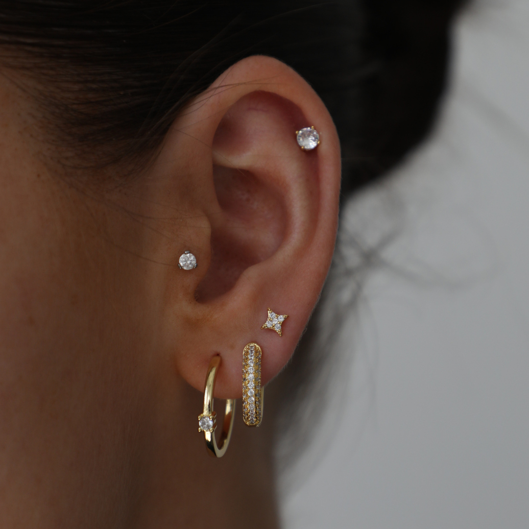 Boucles d'oreilles Étoiles