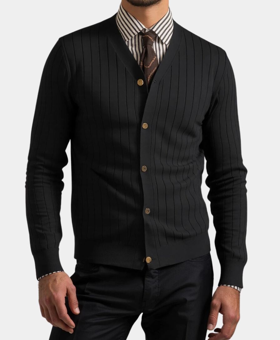 Cardigan tricot décontracté - Leviana