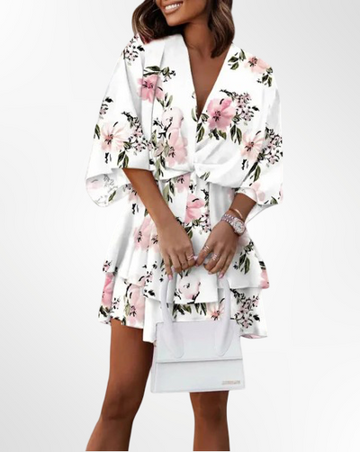 Susana | Mini-robe d'été vibrante et chic