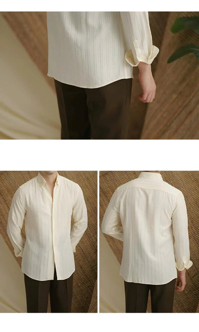 Chemise rayée en seersucker - Leviana