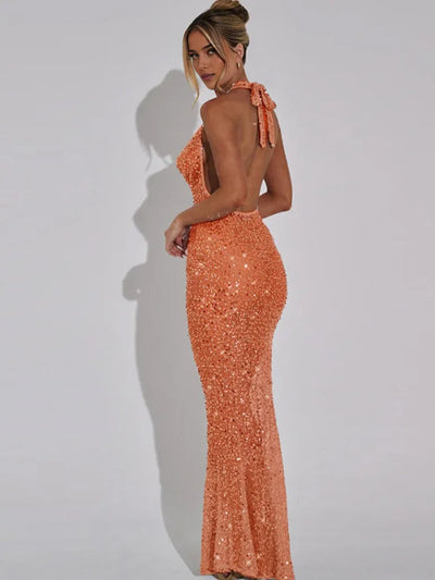 ROBE MAXI LUXE GLAM SPARKLE