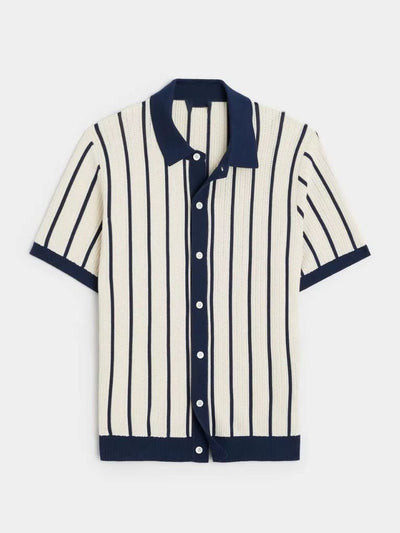 Polo Tricot Cadre Atlantique – Leviana