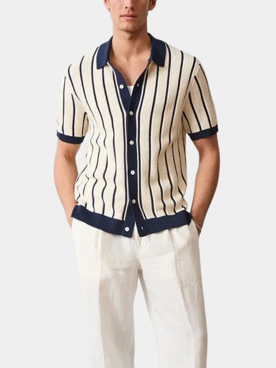 Polo Tricot Cadre Atlantique – Leviana