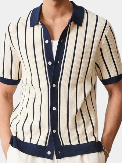 Polo Tricot Cadre Atlantique – Leviana