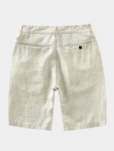 Shorts en Lin Bleu Horizon - Leviana
