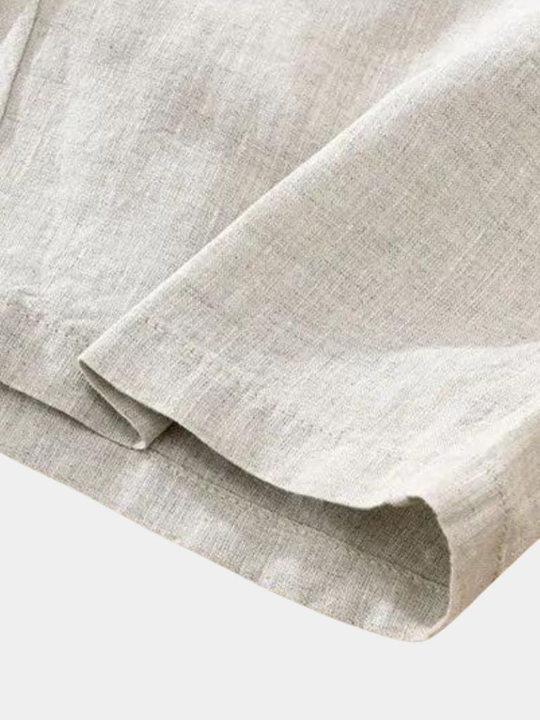 Shorts en Lin Bleu Horizon - Leviana