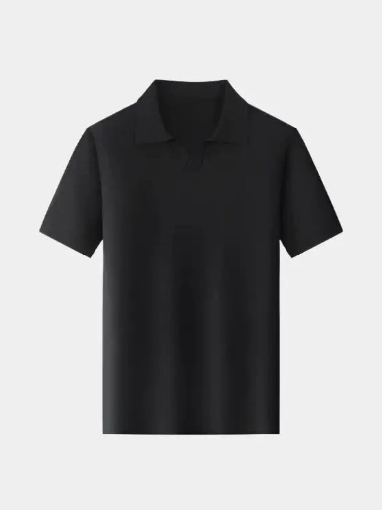 Chemise Polo Tricot Sans Boutons Décontractée - Leviana