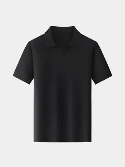 Chemise Polo Tricot Sans Boutons Décontractée - Leviana