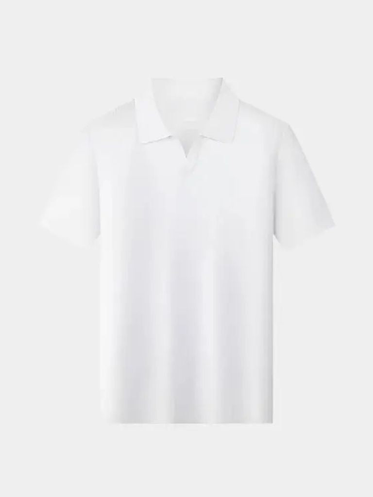 Chemise Polo Tricot Sans Boutons Décontractée - Leviana