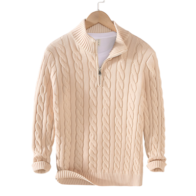 Anthony - Pull en maille torsadée