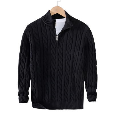 Anthony - Pull en maille torsadée