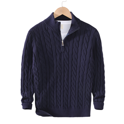 Anthony - Pull en maille torsadée