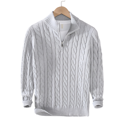 Anthony - Pull en maille torsadée