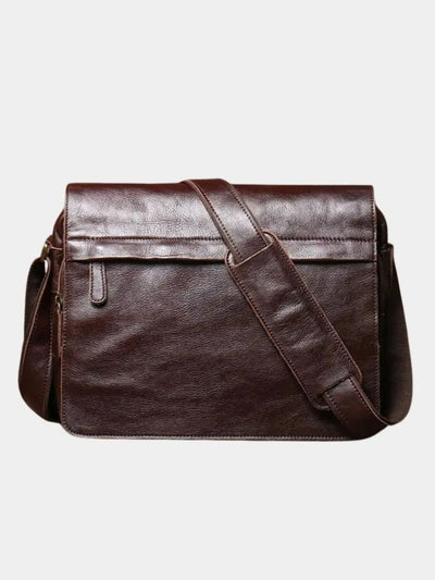 Sac Messager en Cuir Classique - Leviana
