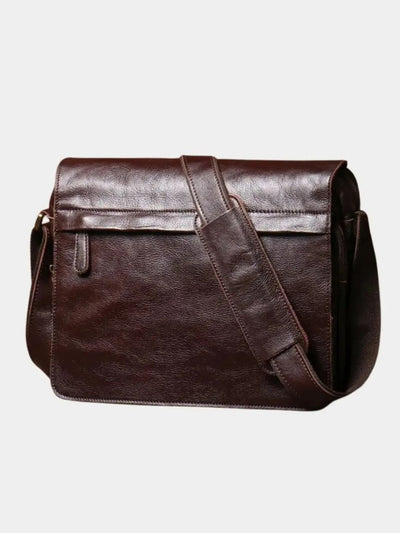 Sac Messager en Cuir Classique - Leviana