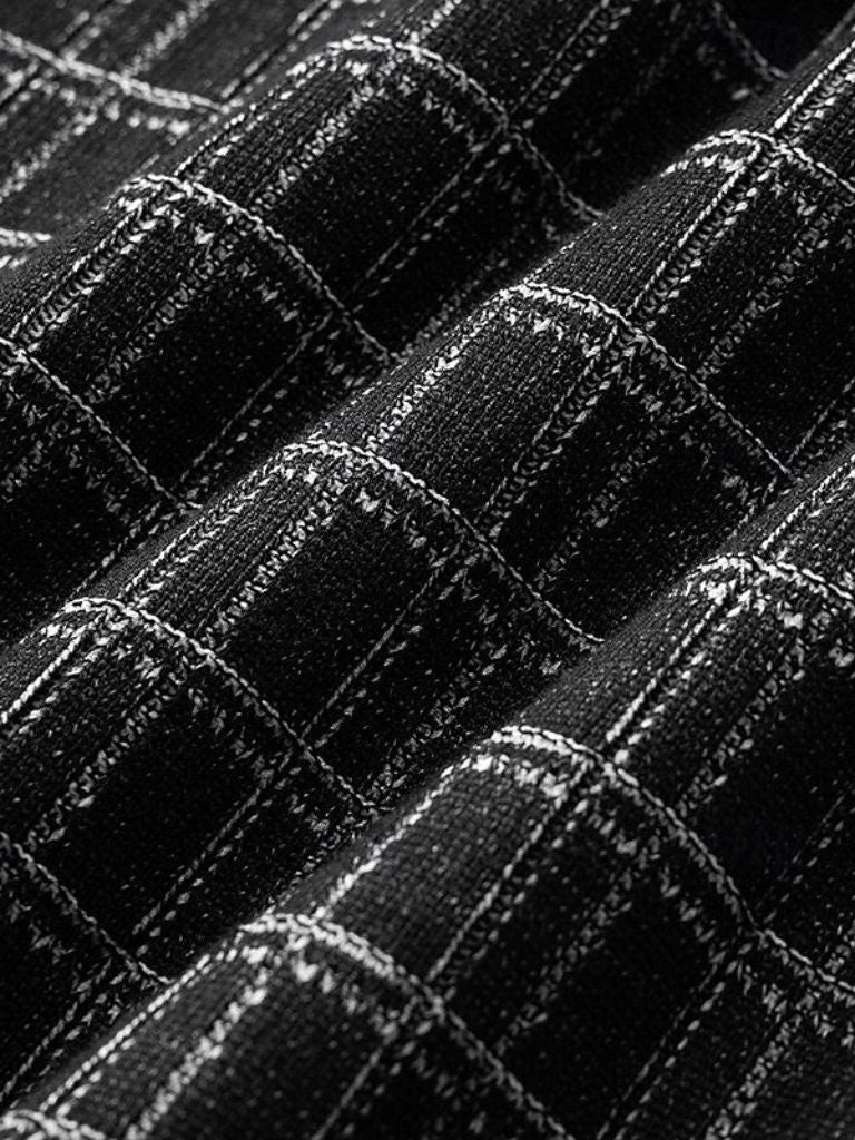 Polo en Tricot Noir Classique - Leviana