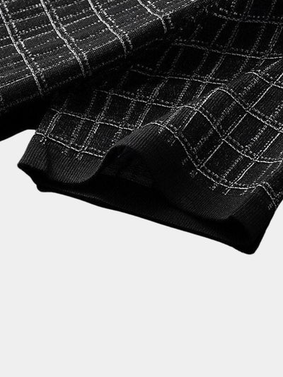 Polo en Tricot Noir Classique - Leviana